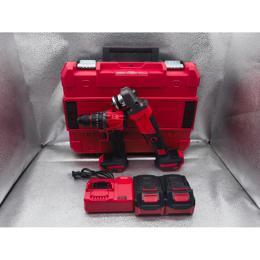 Cordless Two-Piece Grinder and Drill Kit