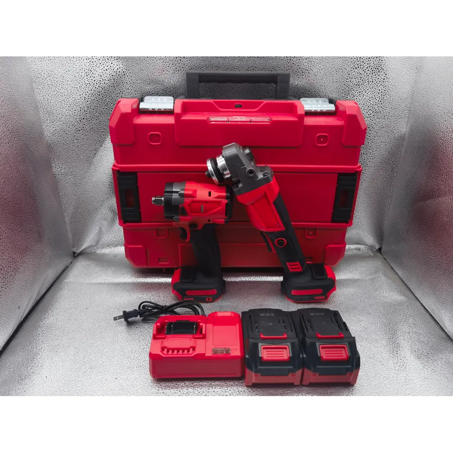 Cordless Two-Piece Grinder and Wrench Kit