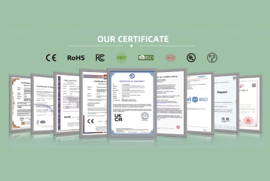 cosmihome product certificates and compliance support
